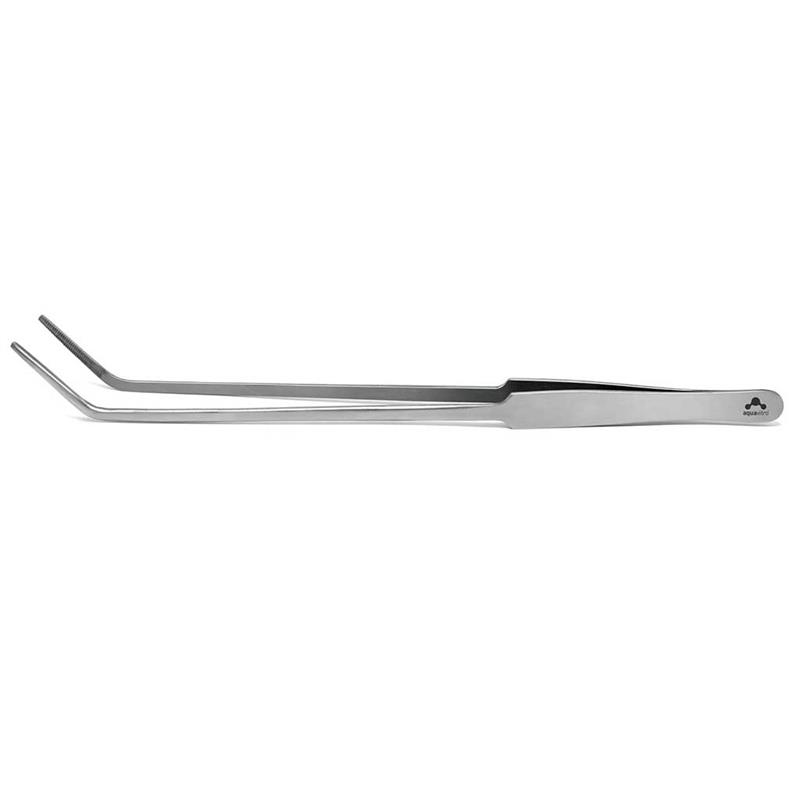 Penseta curbata aquavitro curved fine tip forceps 24cm - imagine 6